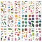 Wrapables Washi Stickers Sets for Scrapbooking, DIY Crafts for Stationery, Diary, Card Making